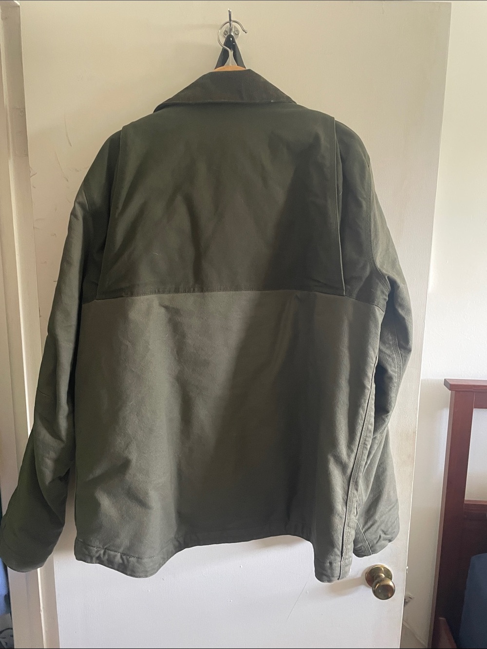 Carhartt Olive Green Duck Work Jacket - Picture 2 of 2